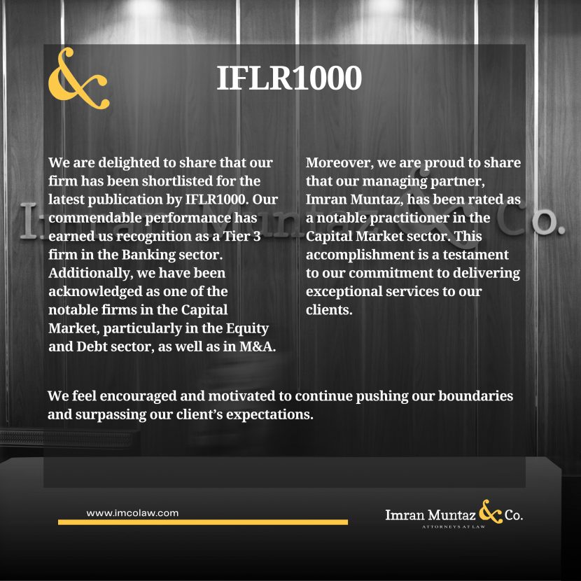 IFLR1000, Imran Muntaz & Co.